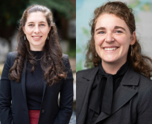 From left: Dr. Maggie Sugg and Sophie Ryan